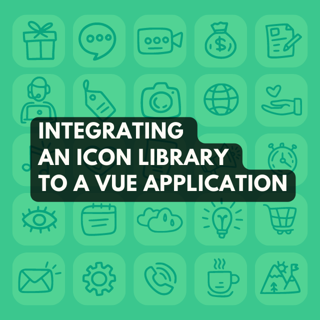 Integrating an Icon Library to a Vue Application