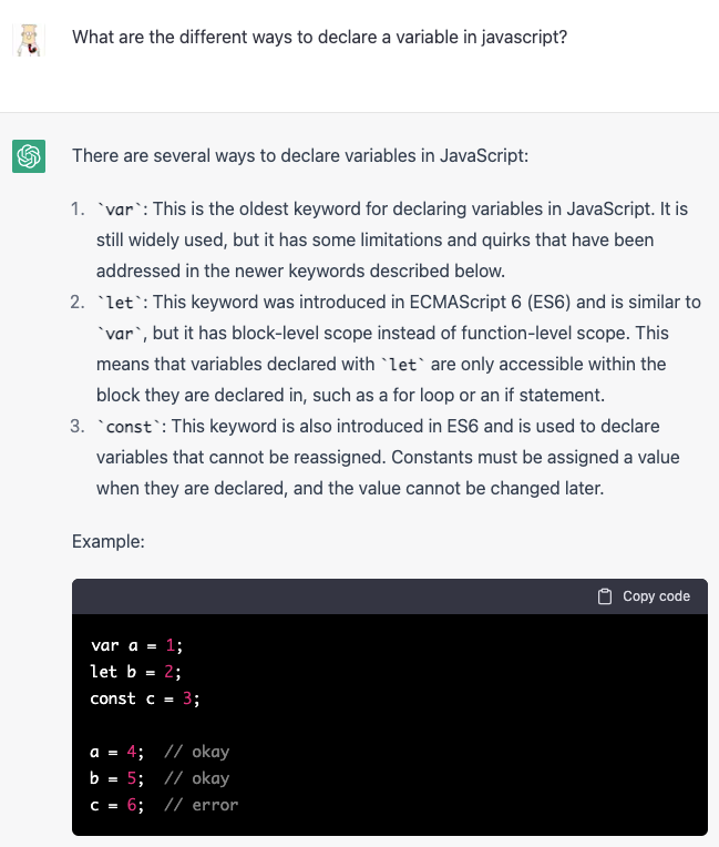Interviewing ChatGPT for a Front-End Developer Position