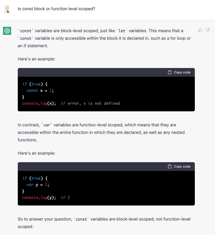 Interviewing ChatGPT for a Front-End Developer Position