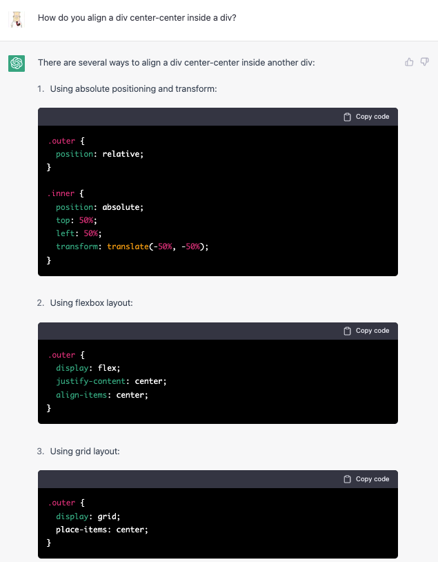 Interviewing ChatGPT for a Front-End Developer Position