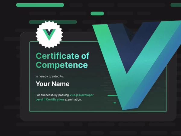 Official Vue Certification of Competence Announced